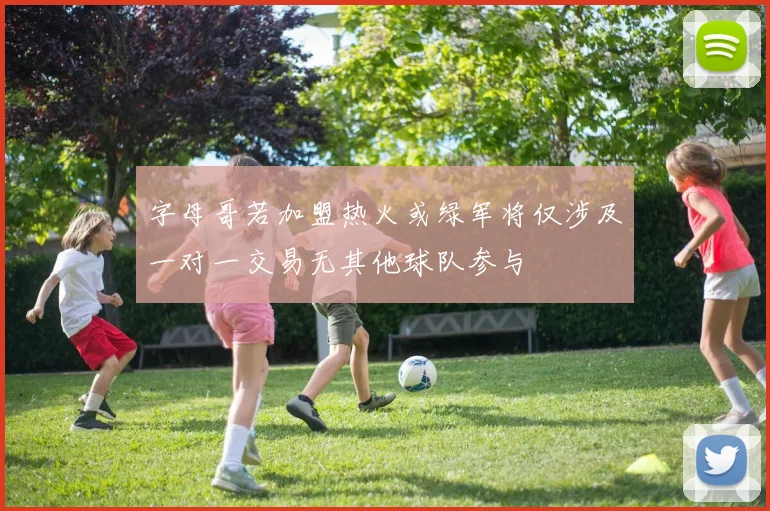 字母哥若加盟热火或绿军将仅涉及一对一交易无其他球队参与